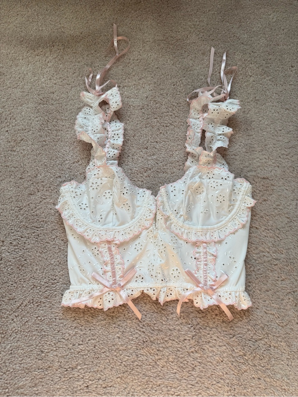 For love and lemons / Victoria secret coquette bustier top